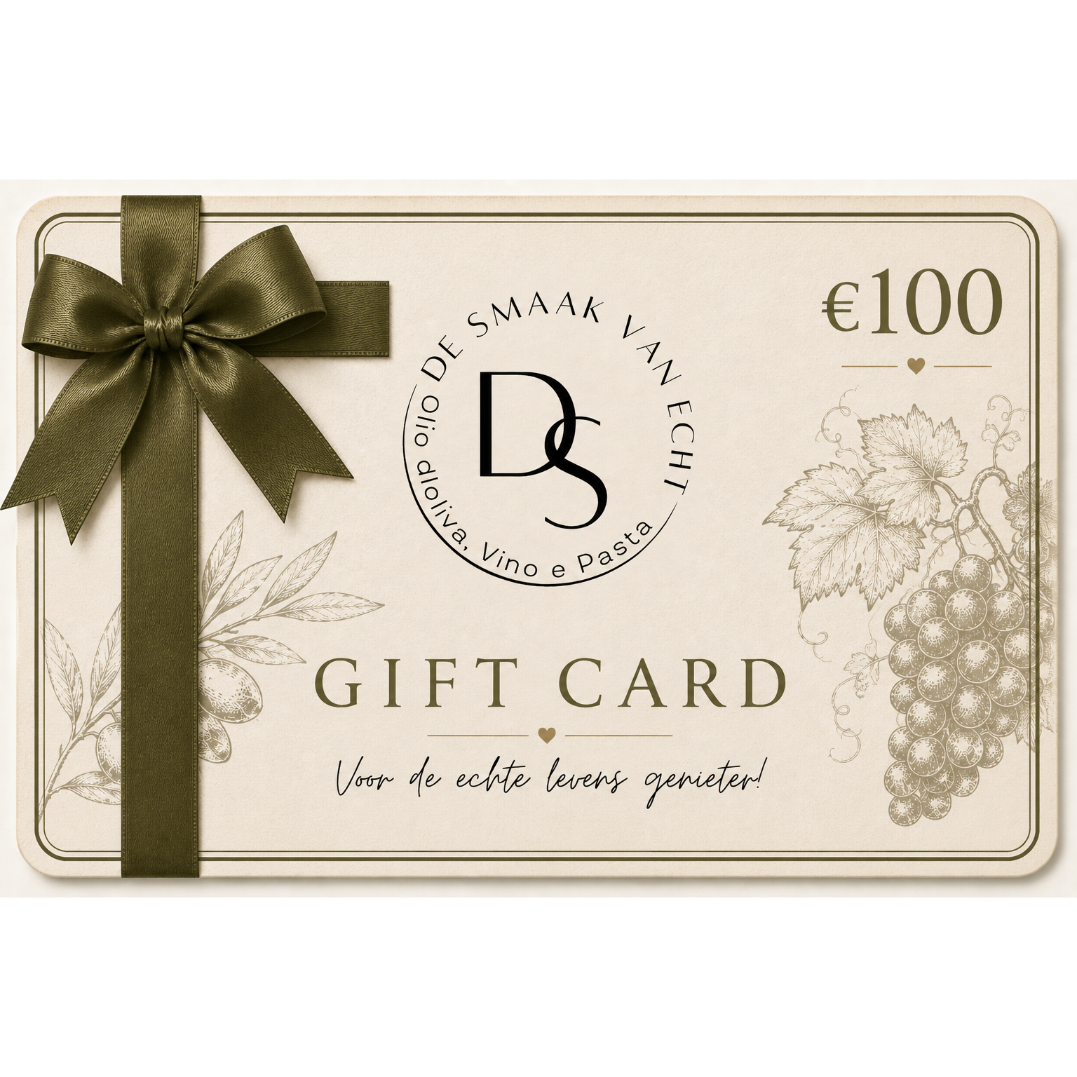 De Smaak Van Echt Giftcard!
