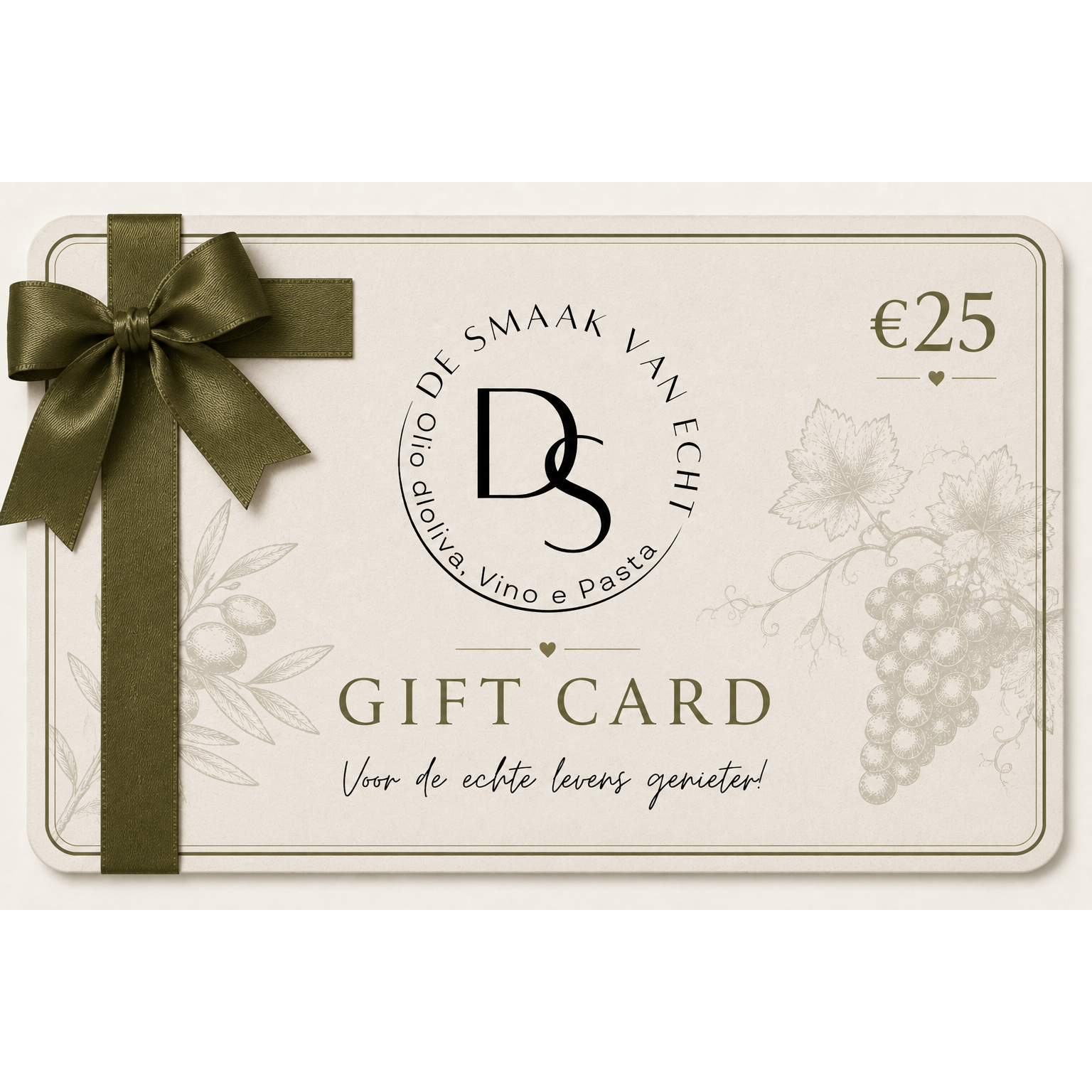 De Smaak Van Echt Giftcard!